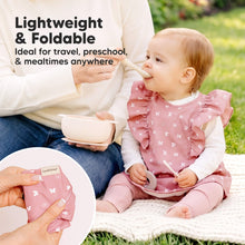 Load image into Gallery viewer, 2-Pack Fae Frills Waterproof Bibs (Jolly Rainbow)