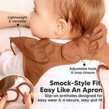 Load image into Gallery viewer, 2-Pack Fae Frills Waterproof Bibs (Terracotta)