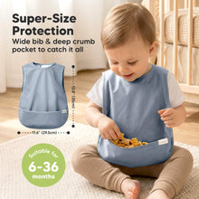 Load image into Gallery viewer, 2-Pack Fae Mod Waterproof Bibs (Slate)