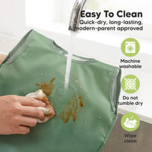 Load image into Gallery viewer, 2-Pack Fae Mod Waterproof Bibs (Slate)