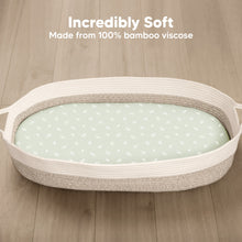 Load image into Gallery viewer, 2-Pack Isla Fitted Bassinet Sheets (Herb)