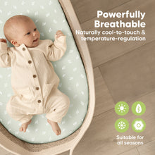 Load image into Gallery viewer, 2-Pack Isla Fitted Bassinet Sheets (Herb)