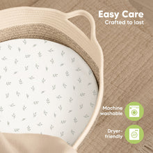 Load image into Gallery viewer, 2-Pack Isla Fitted Bassinet Sheets (Herb)