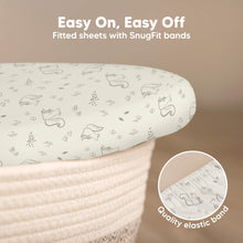 Load image into Gallery viewer, 2-Pack Isla Fitted Bassinet Sheets (Pine Grove)