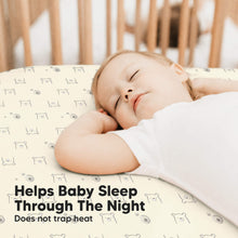 Load image into Gallery viewer, Isla Fitted Crib Sheets (Bumble Bear)