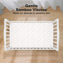 Load image into Gallery viewer, Isla Fitted Crib Sheets (Jolly Rainbow)