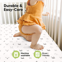 Load image into Gallery viewer, Isla Fitted Crib Sheets (Nordic)