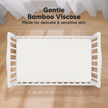 Load image into Gallery viewer, Isla Fitted Crib Sheets (Soft White)