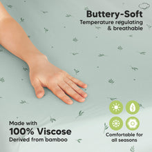 Load image into Gallery viewer, Isla Fitted Mini Crib Sheets (Bunnies)