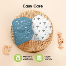 Load image into Gallery viewer, Isla Fitted Mini Crib Sheets (Dragon Tale)