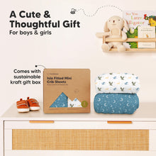 Load image into Gallery viewer, Isla Fitted Mini Crib Sheets (Dragon Tale)