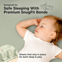 Load image into Gallery viewer, Isla Fitted Mini Crib Sheets (Foxtrot)