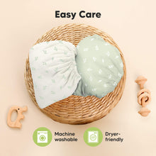 Load image into Gallery viewer, Isla Fitted Mini Crib Sheets (Herb)