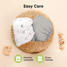 Load image into Gallery viewer, Isla Fitted Mini Crib Sheets (Nordic)