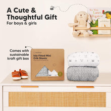 Load image into Gallery viewer, Isla Fitted Mini Crib Sheets (Nordic)