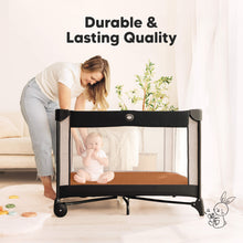 Load image into Gallery viewer, Isla Fitted Mini Crib Sheets (Rust)