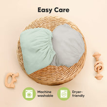 Load image into Gallery viewer, Isla Fitted Mini Crib Sheets (Sage)