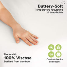 Load image into Gallery viewer, Isla Fitted Mini Crib Sheets (Soft White)