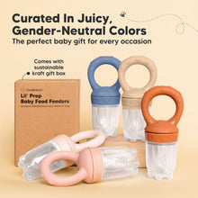 Load image into Gallery viewer, 2-Pack Lil’Prep Baby Feeders (Maritime)