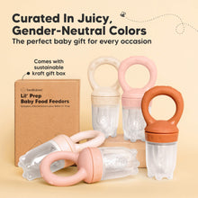 Load image into Gallery viewer, 2-Pack Lil’Prep Baby Feeders (Mist Rose)