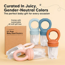 Load image into Gallery viewer, 2-Pack Lil’Prep Baby Feeders (Ocean)