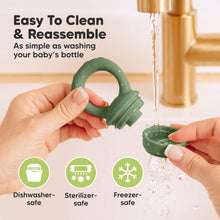 Load image into Gallery viewer, 2-Pack Lil’Prep Baby Feeders (Soft Fern)
