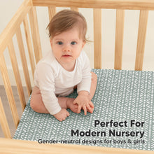 Load image into Gallery viewer, 2-Pack Lyra Muslin Crib Sheets (Nordic)