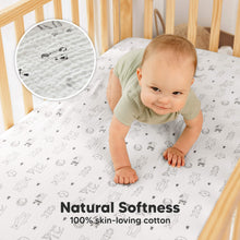 Load image into Gallery viewer, 2-Pack Lyra Muslin Crib Sheets