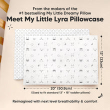 Load image into Gallery viewer, 2-Pack My Little Lyra Pillowcases (Nordic)