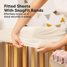 Load image into Gallery viewer, 2-Pack Mavy Protect+ Waterproof Crib Mattress Protector (Cameo)