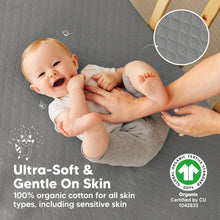 Load image into Gallery viewer, 2-Pack Mavy Protect+ Waterproof Crib Mattress Protector (Granite)