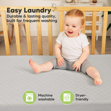 Load image into Gallery viewer, 2-Pack Mavy Protect+ Waterproof Crib Mattress Protector (Granite)