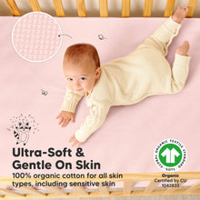 Load image into Gallery viewer, 2-Pack Quin Protect+ Waterproof Crib Mattress Protector (Mist Rose)