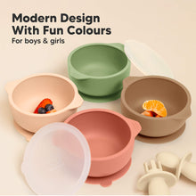 Load image into Gallery viewer, 2-Pack Prep Silicone Suction Bowls (Desert)