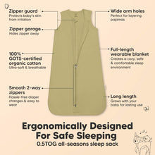 Load image into Gallery viewer, 2-Pack Snooze Sleep Sacks (Avocado)