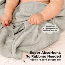 Load image into Gallery viewer, 2-Pack Snuggle Hooded Towels (Graphite)