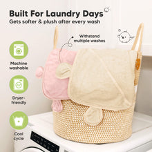 Load image into Gallery viewer, 2-Pack Snuggle Hooded Towels (Rose Ivory)