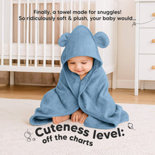 Load image into Gallery viewer, 2-Pack Snuggle Hooded Towels (Steel)