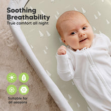 Load image into Gallery viewer, 2-Pack Soothe Fitted Bassinet Sheets (Pine Grove)