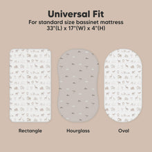 Load image into Gallery viewer, 2-Pack Soothe Fitted Bassinet Sheets (Savannah)