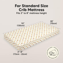 Load image into Gallery viewer, Soothe Fitted Crib Sheet (Construction)