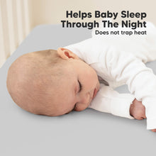 Load image into Gallery viewer, Soothe Fitted Crib Sheet (French Gray)