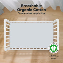 Load image into Gallery viewer, Soothe Fitted Crib Sheet (Hazy)