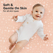 Load image into Gallery viewer, Soothe Fitted Mini Crib Sheet (Butterflies)