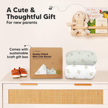 Load image into Gallery viewer, Soothe Fitted Mini Crib Sheet