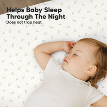 Load image into Gallery viewer, Soothe Fitted Mini Crib Sheet (Herb)