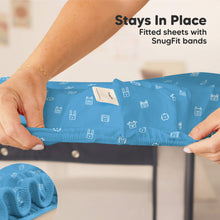 Load image into Gallery viewer, Soothe Fitted Mini Crib Sheet (KeaPixel)