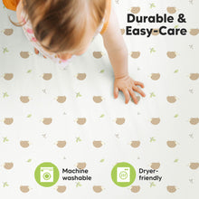Load image into Gallery viewer, Soothe Fitted Mini Crib Sheet (Nibbles/Bruce)