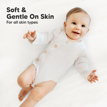 Load image into Gallery viewer, Soothe Fitted Mini Crib Sheet (Soft White)