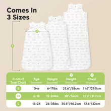 Load image into Gallery viewer, 2-Pack Soothe Sleep Sacks (Bumble Bear)